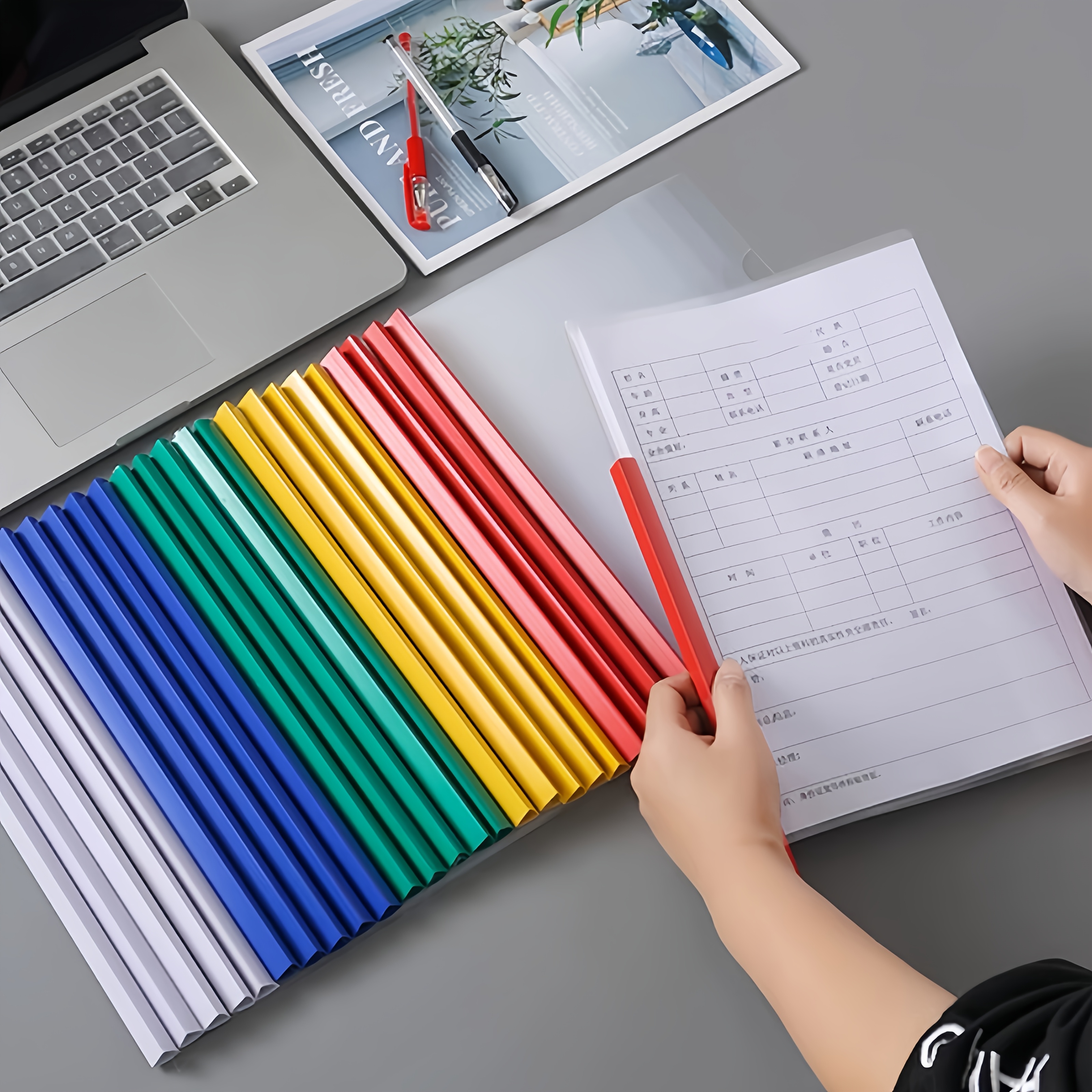 Binder A4 Lever - 20 adet, Klasörler, Kaldıraçlı Klipsler, Çekme