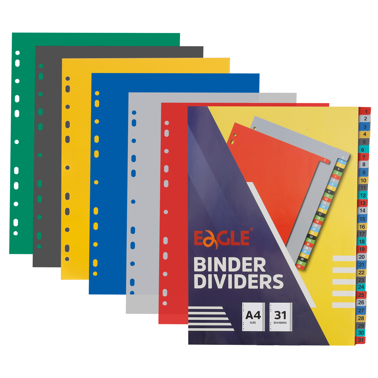 Binder A4 Lever - EAGLE A4 Bağlayıcı İndeks Bölücü, 31