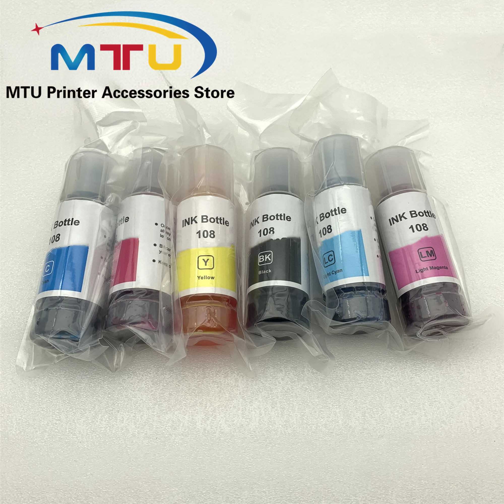 Fountain Pen Bottled Ink - 1 takım 6 adet 108 70