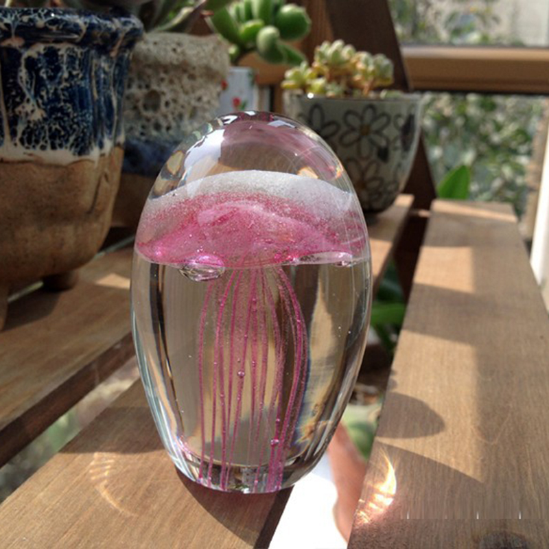 Paper Weight Crystal - Minyatür 3D Denizanası Kristal Figürler Modeli