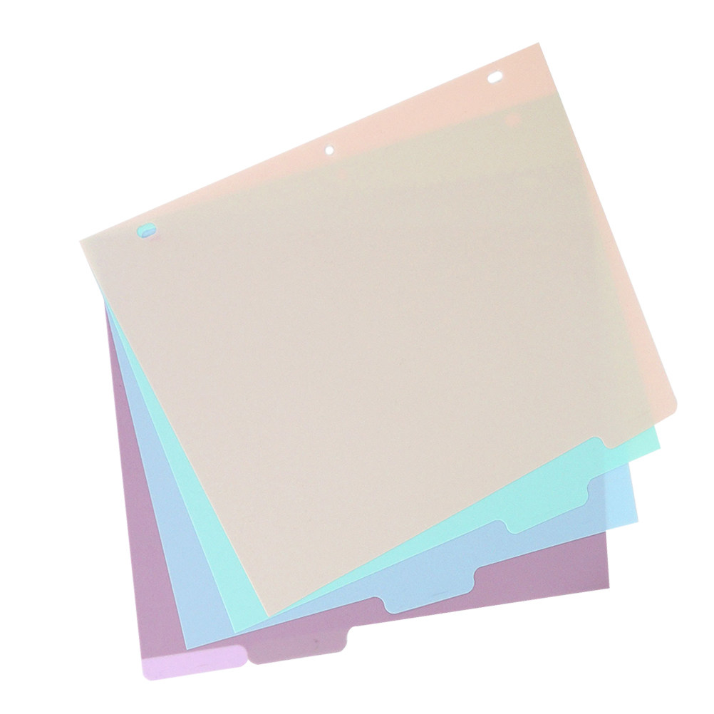 Tab Divider A4 - 1 Set A4 Buzlu PP Çok