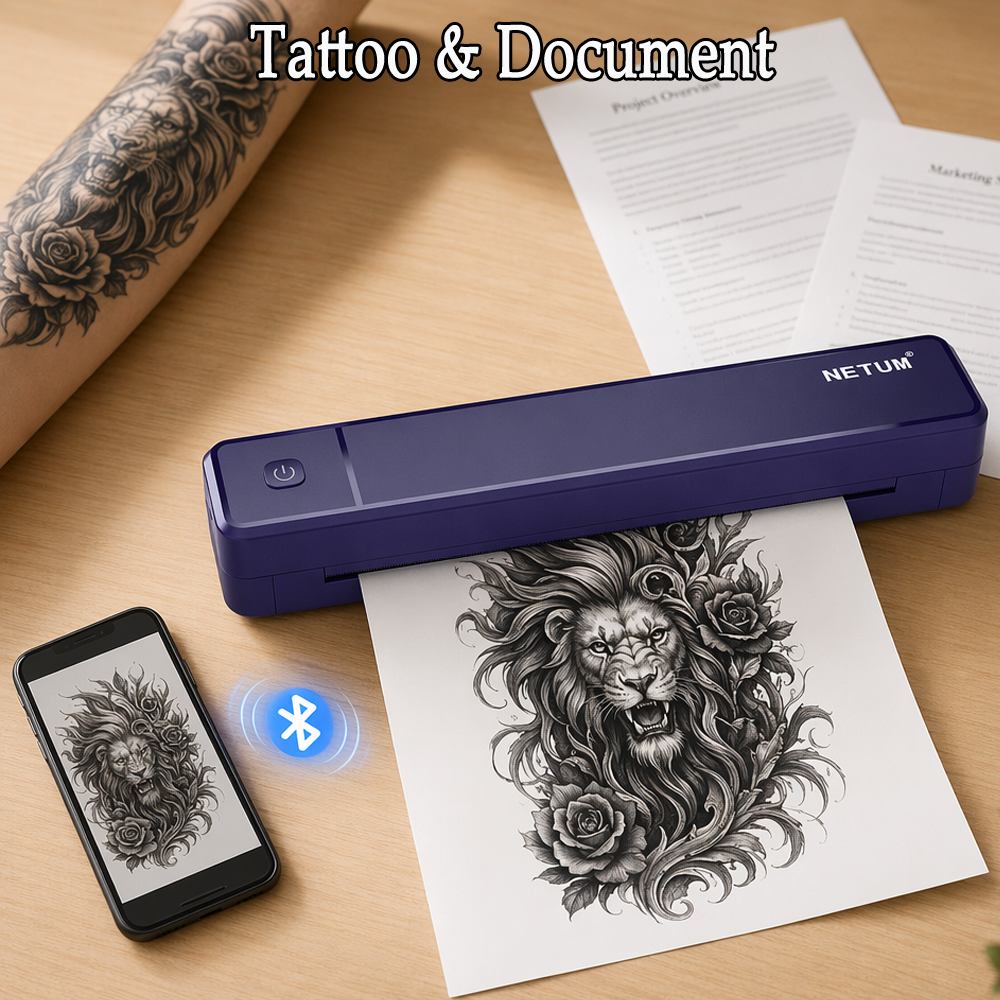 Ink Blotter Paper - A4 Dövme ve Belge Termal Yazıcısı