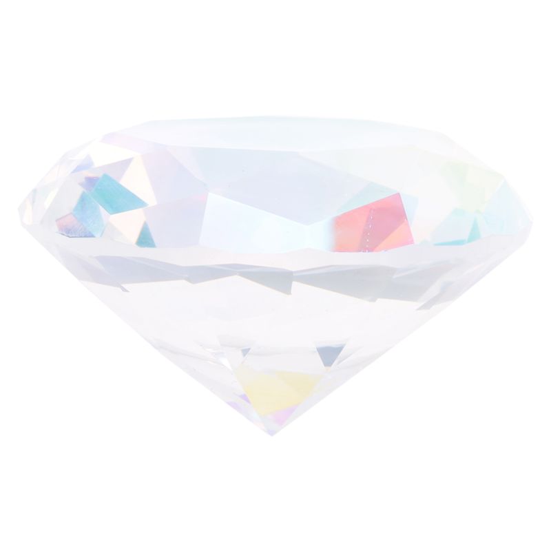 Paper Weight Crystal - AT84-60Mm Kristal Elmas Kağıt Ağırlığı Dekoratif