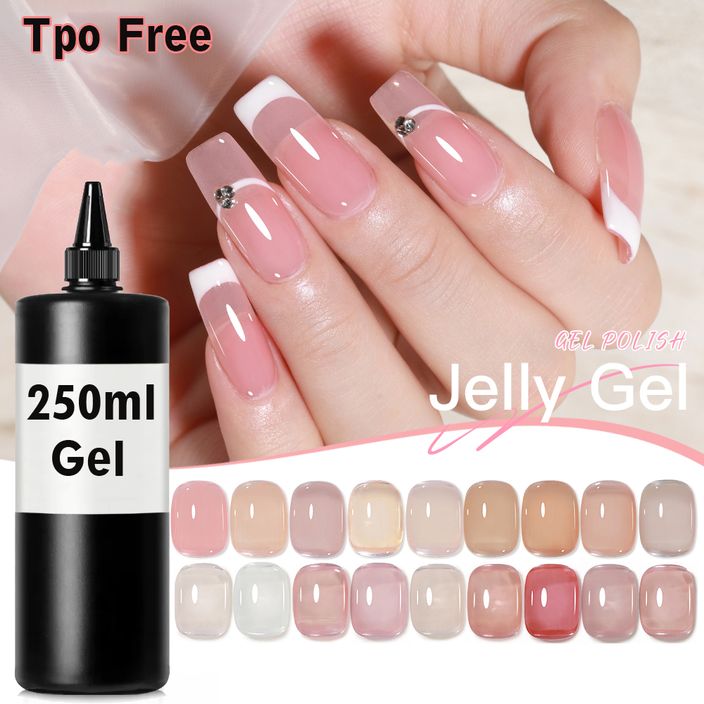 Gel Refill Pack - 250ml Süt Beyazı Jöle Pembe Jel