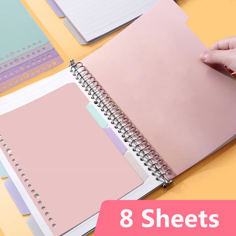 Tab Divider A4 - A5 planlayıcısı endeksi bölücü sayfa için