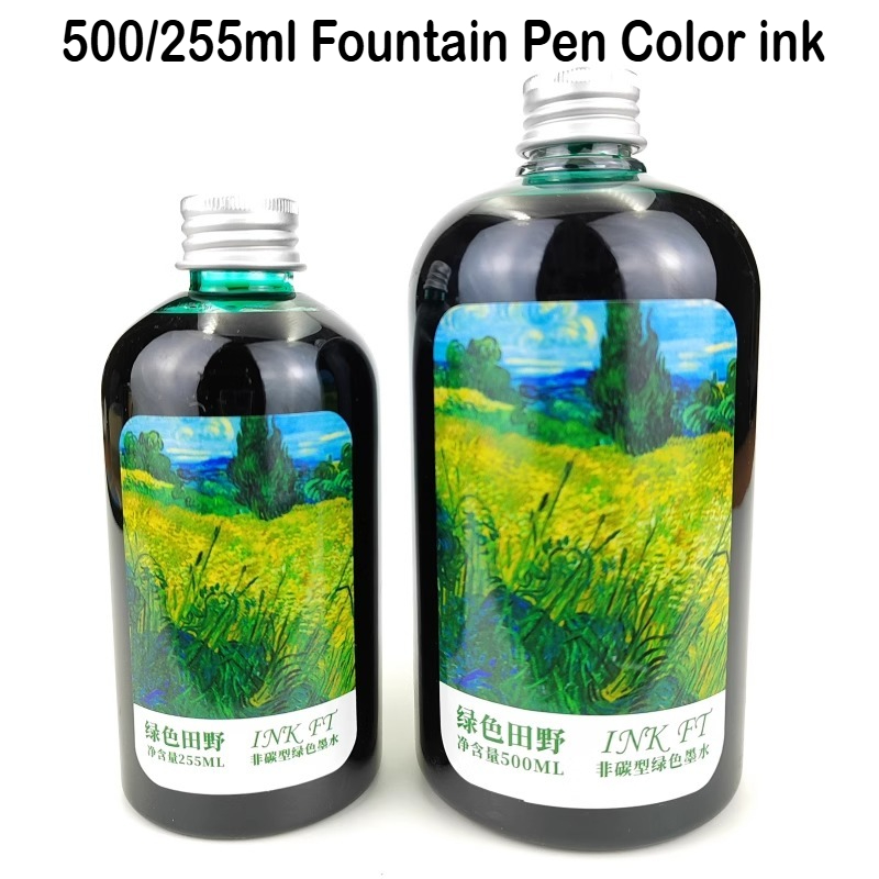 Fountain Pen Bottled Ink - 500 ml/255/50 ml 24 Renk Şişelenmiş