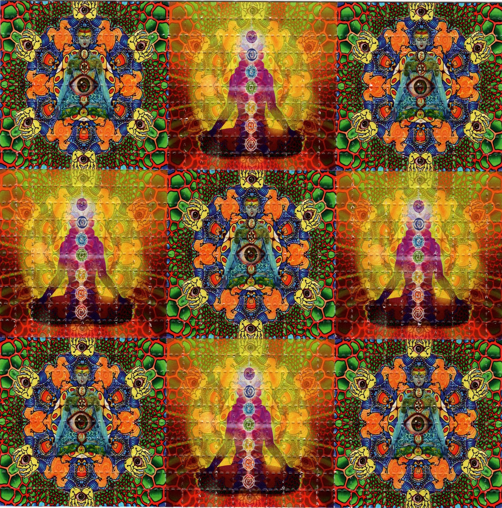 Ink Blotter Paper - Çakra Psychedelic LSD asit kurutma kağıdı