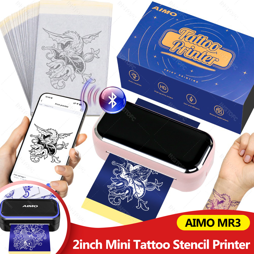 Ink Blotter Paper - Mini Dövme Şablon Yazıcısı AIMO MR3