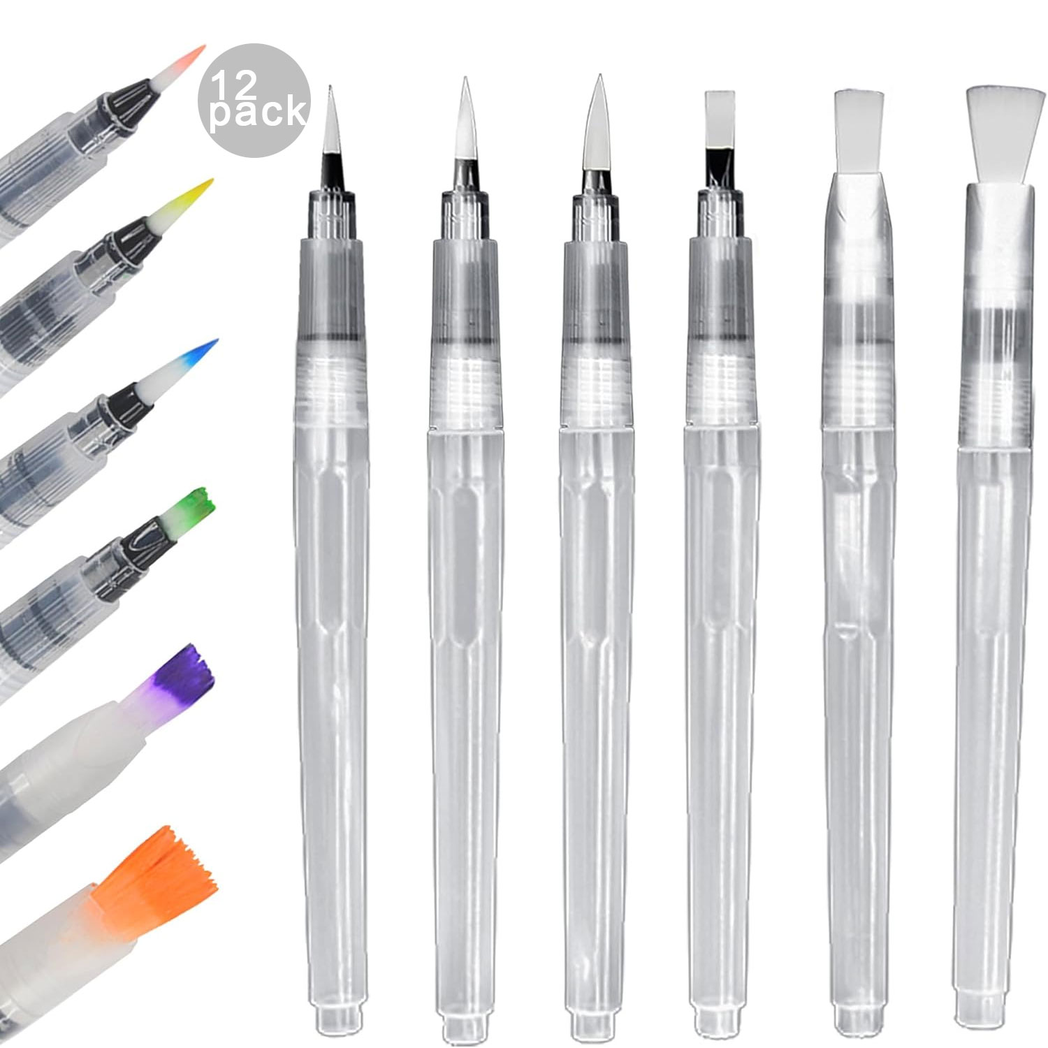 Correction Pen Fine - 6/12/18 adet su renk fırçası kalemler