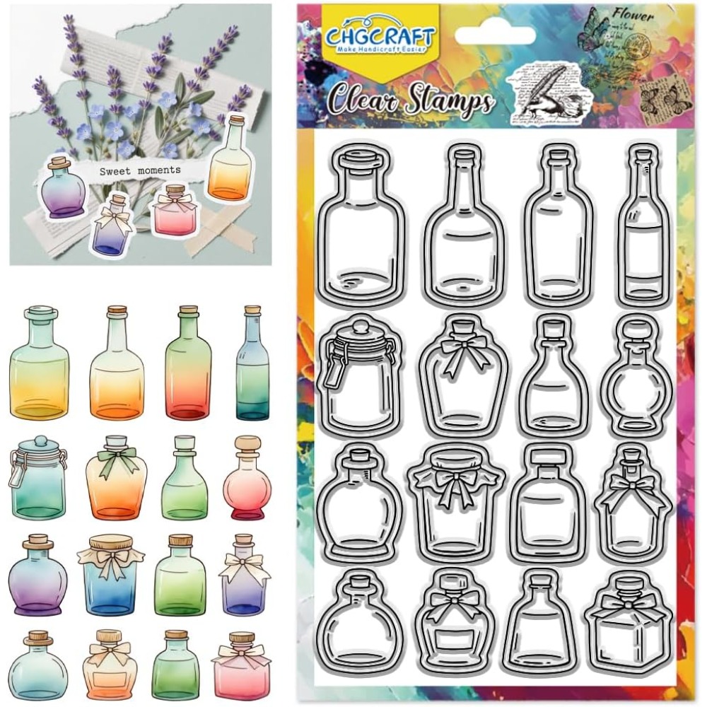 Fountain Pen Bottled Ink - Çeşitli Şişe Stili Şeffaf Damgalar DIY