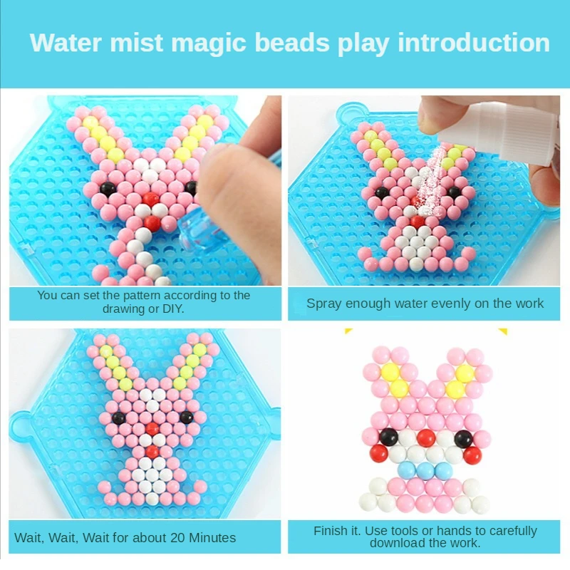 Büyülü Su Yapışkan Boncuk oyun - Paper Weight Crystal incelemesi ve fiyatı
