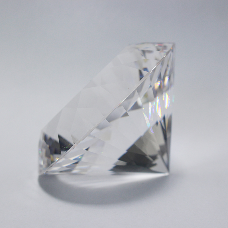 150mm şeffaf optik kristal elm - Paper Weight Crystal incelemesi ve fiyatı