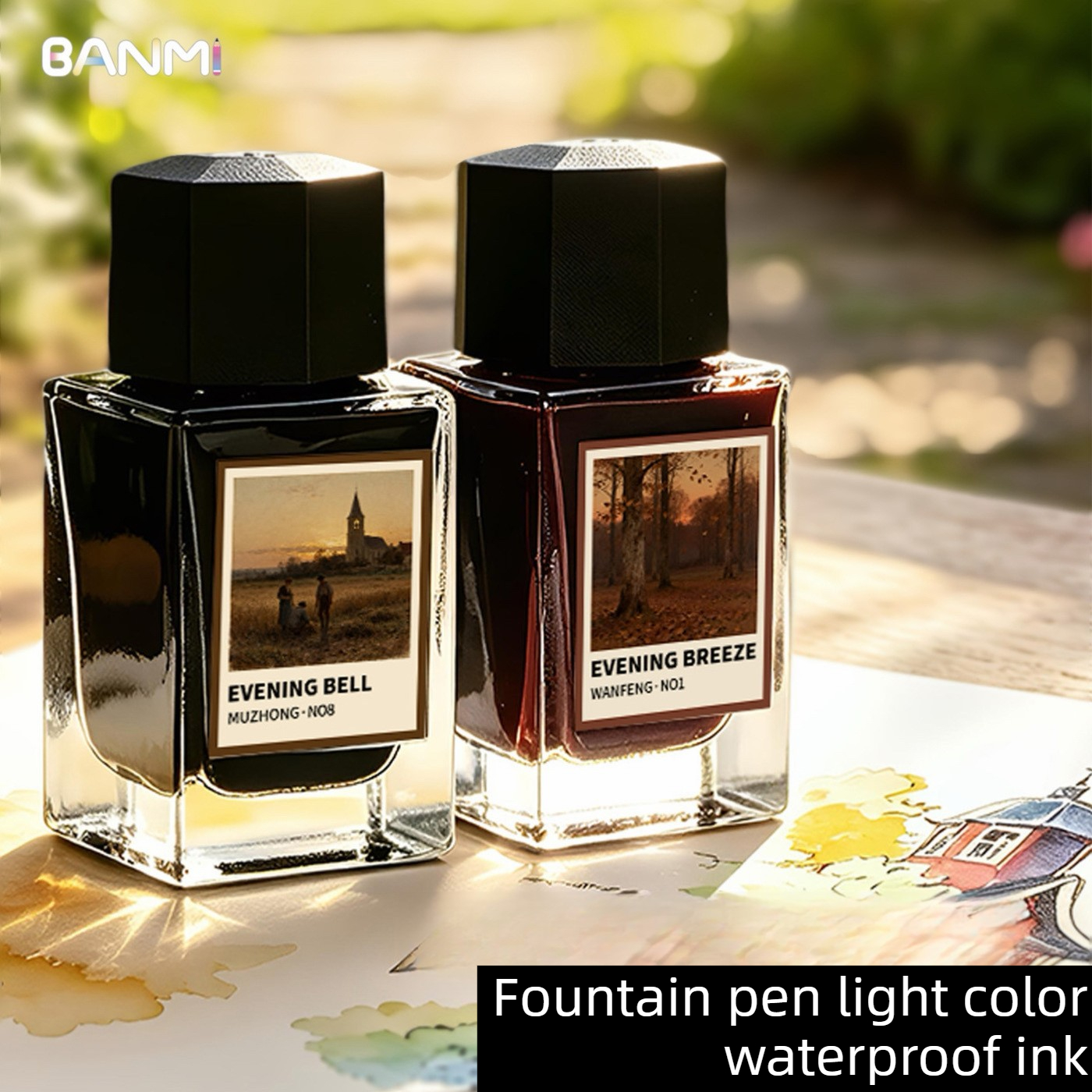 BANMI 10 Renk Dolma Kalemler M - Fountain Pen Bottled Ink incelemesi ve fiyatı