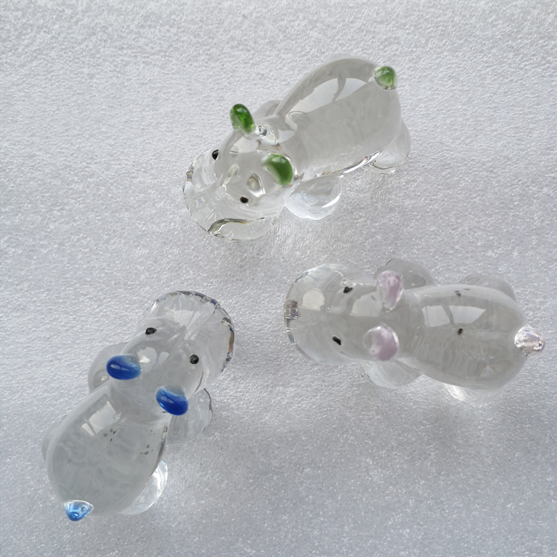 1 adet kristal su aygırı heyke - Paper Weight Crystal incelemesi ve fiyatı
