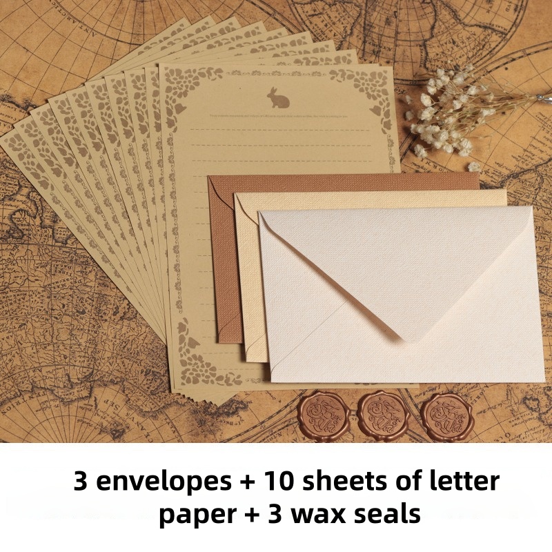 16 adet Vintage keten zarflar  - Wax Seal Stamp Set incelemesi ve fiyatı