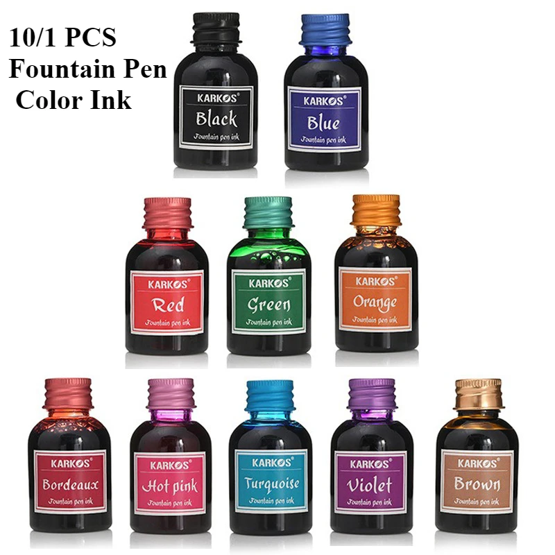 10/1 adet 30ml çeşitli renkler - Fountain Pen Bottled Ink incelemesi ve fiyatı
