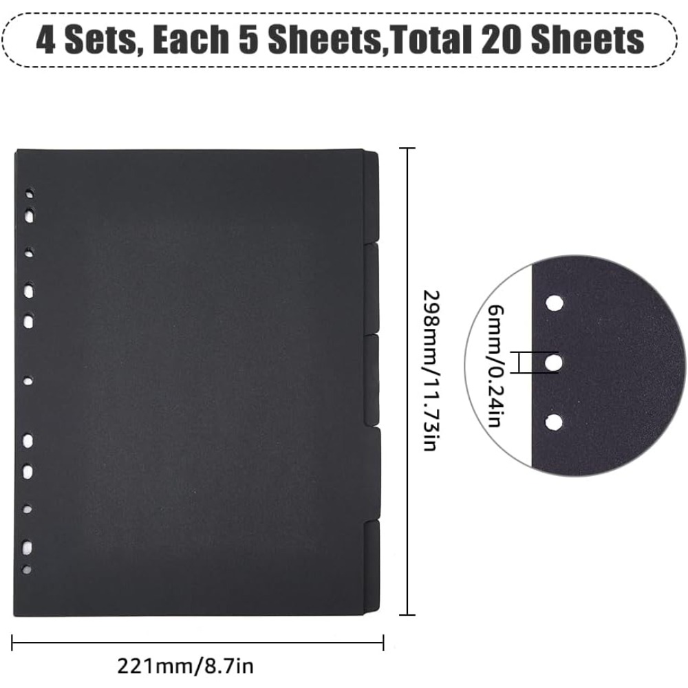 20 Yaprak 5 Sekmeli Bağlayıcı  - Tab Divider A4 incelemesi ve fiyatı
