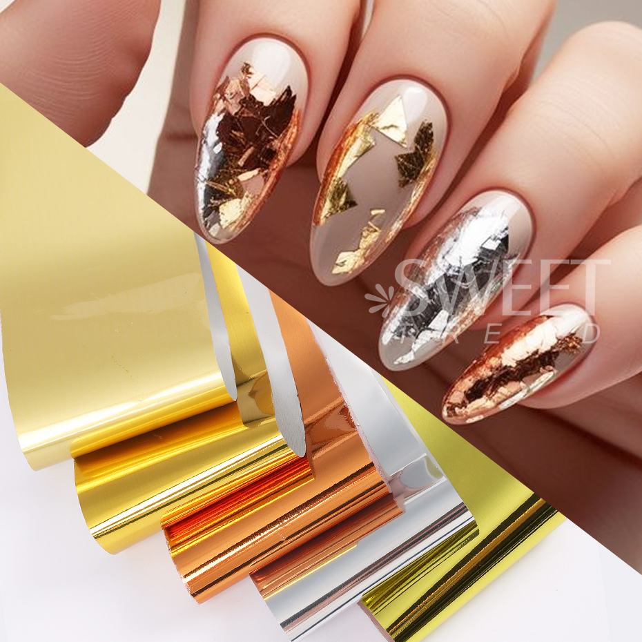 10 adet Metalik Tırnak Transfe - Gel Refill Pack incelemesi ve fiyatı
