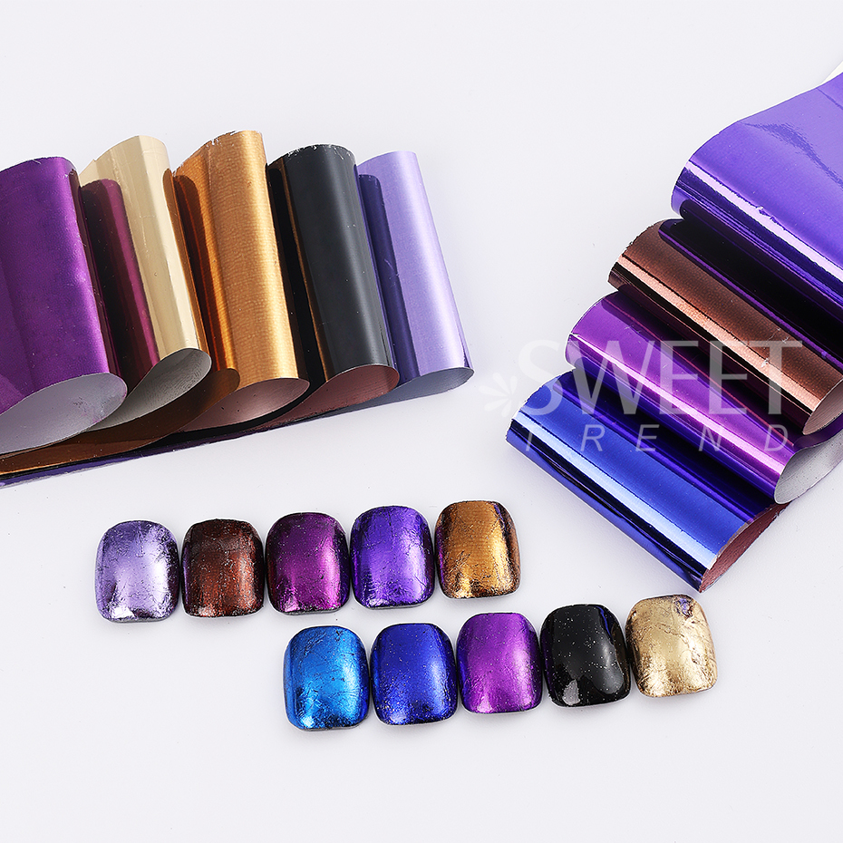 10 adet Metalik Tırnak Transfe - Gel Refill Pack incelemesi ve fiyatı