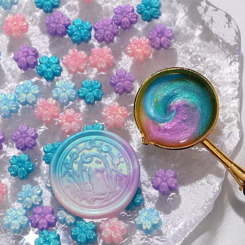 100 adet Aurora Kiraz Çiçeği A - Wax Seal Stamp Set incelemesi ve fiyatı
