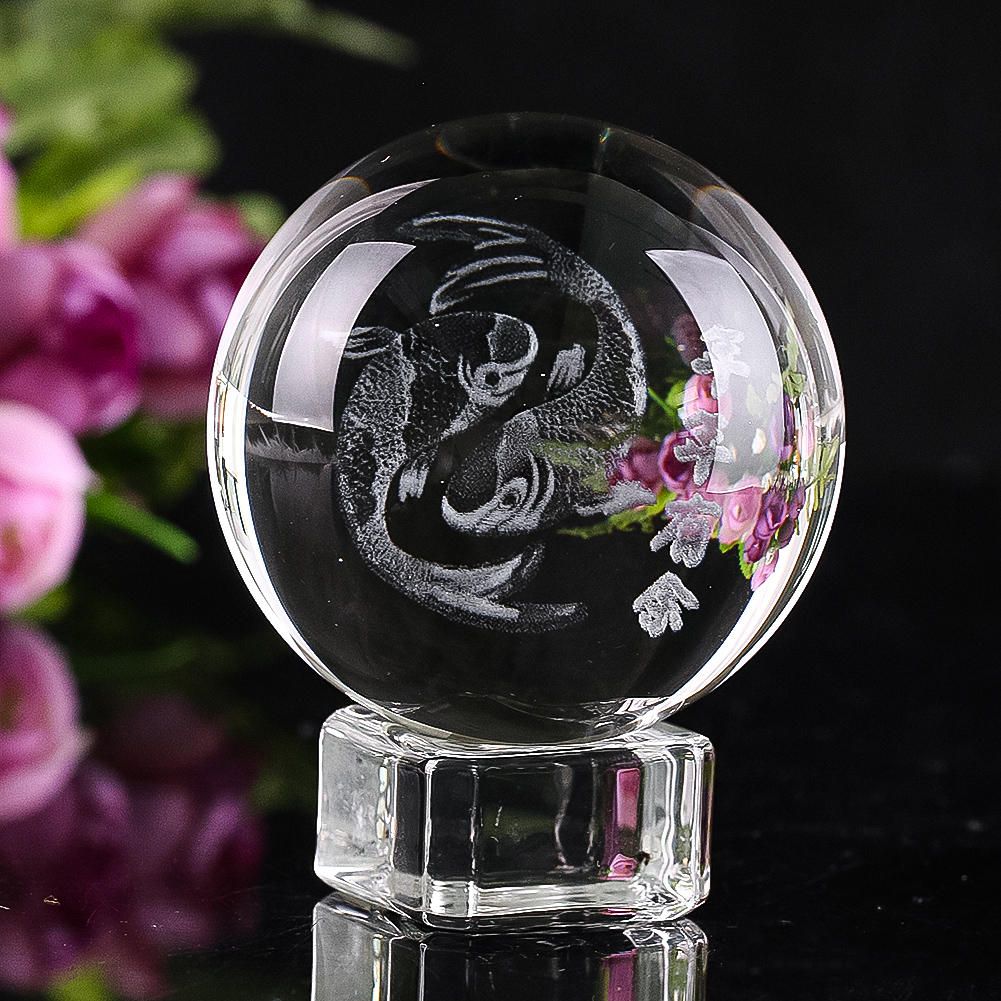 50mm 3D kazınmış kristal top ş - Paper Weight Crystal incelemesi ve fiyatı