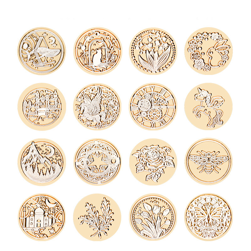 Yıldızlı Gökyüzü Lotus Gül Des - Wax Seal Stamp Set incelemesi ve fiyatı