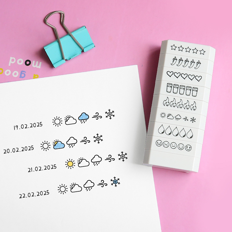 8 katmanlı Damga 5 Yıldızlı De - Rubber Date Stamp incelemesi ve fiyatı