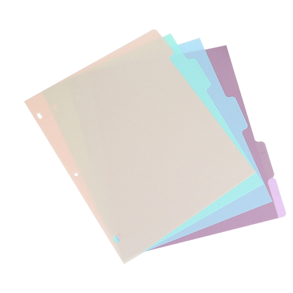 1 Set A4 Buzlu PP Çok Bölmeli  - Tab Divider A4 incelemesi ve fiyatı