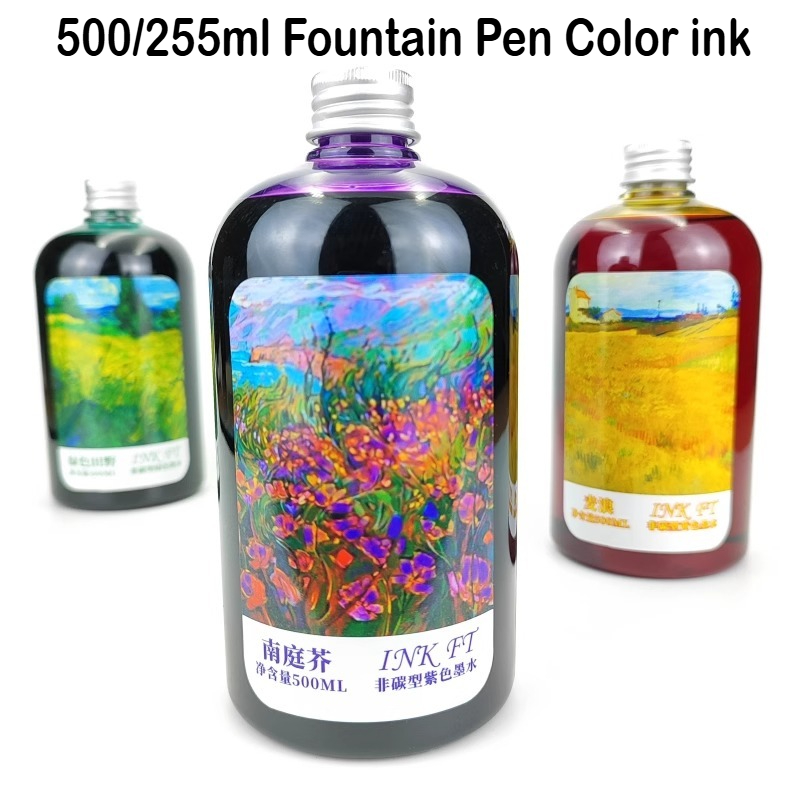 500 ml/255/50 ml 24 Renk Şişel - Fountain Pen Bottled Ink incelemesi ve fiyatı