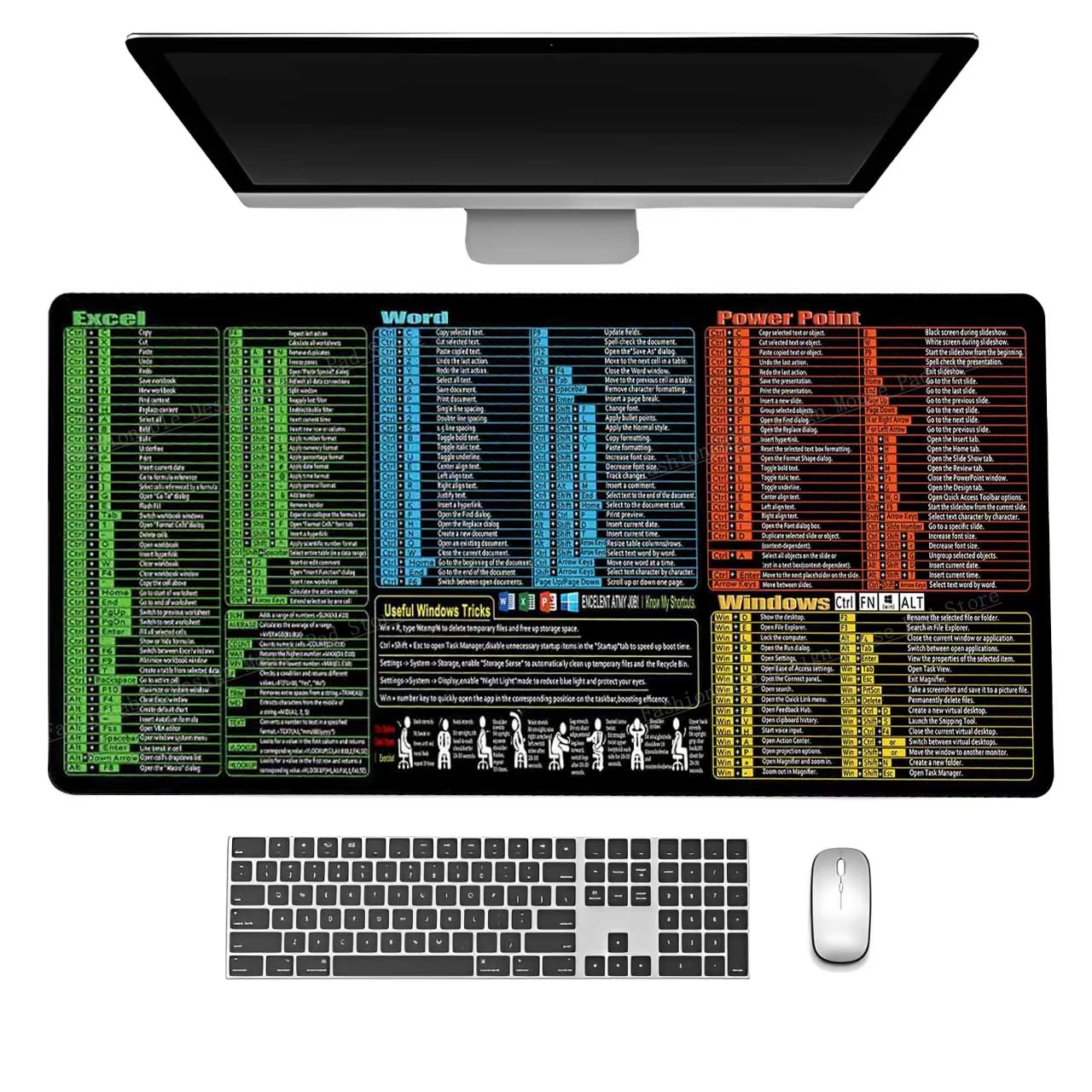 Excel Word Power Point Windows - Leather Desk Pad incelemesi ve fiyatı