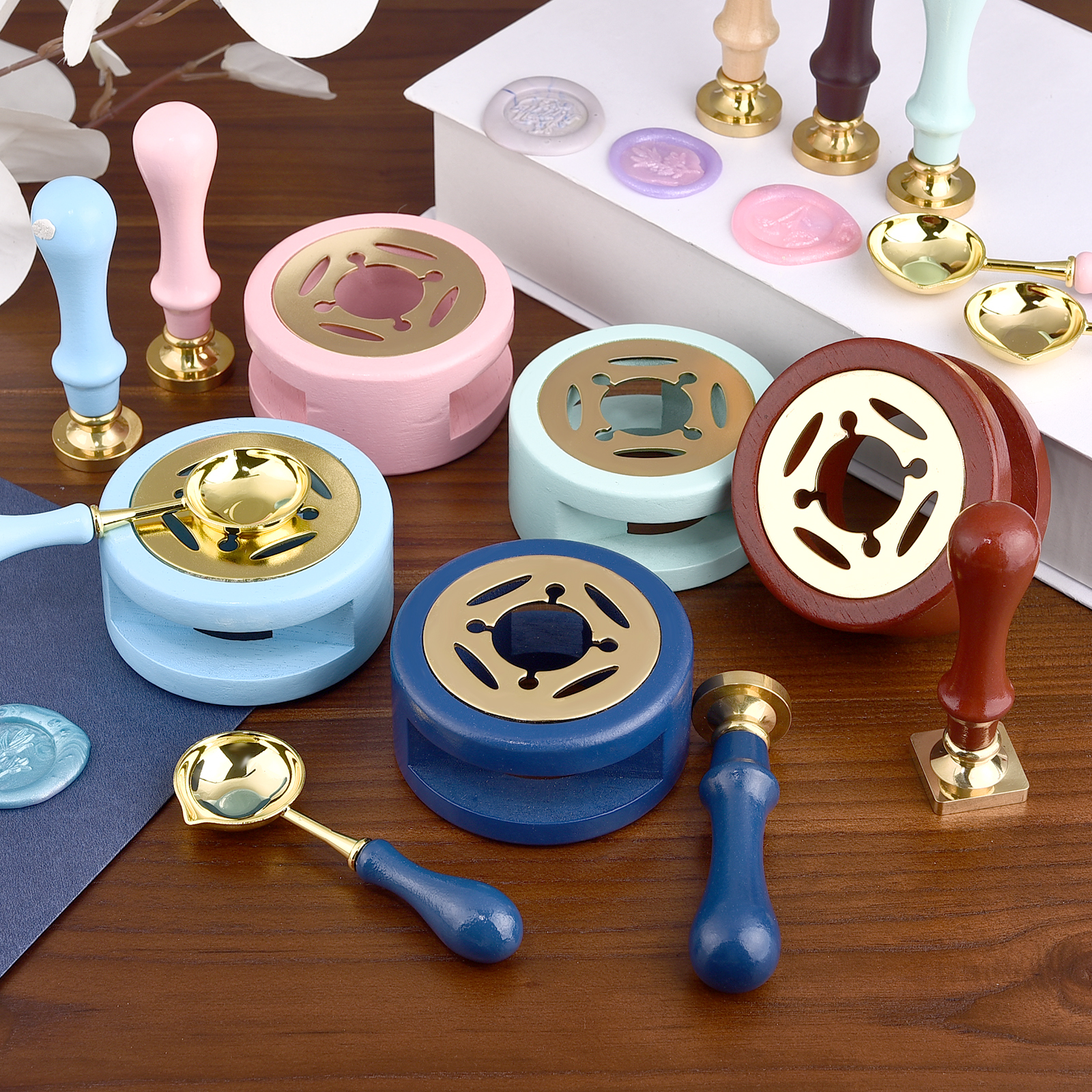 2/3 Parça Set Retro Mum Eritme - Wax Seal Stamp Set incelemesi ve fiyatı