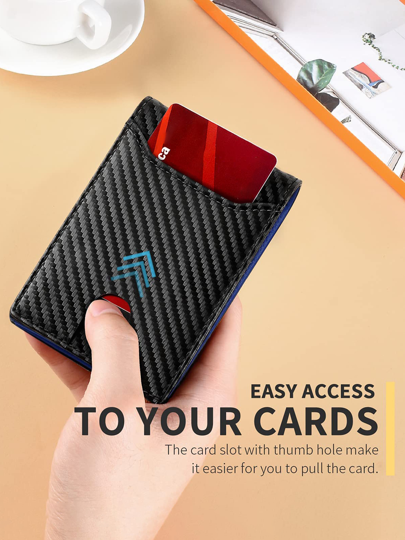 Erkek Ultra-İnce RFID Çift Kat - Index Card Holder incelemesi ve fiyatı