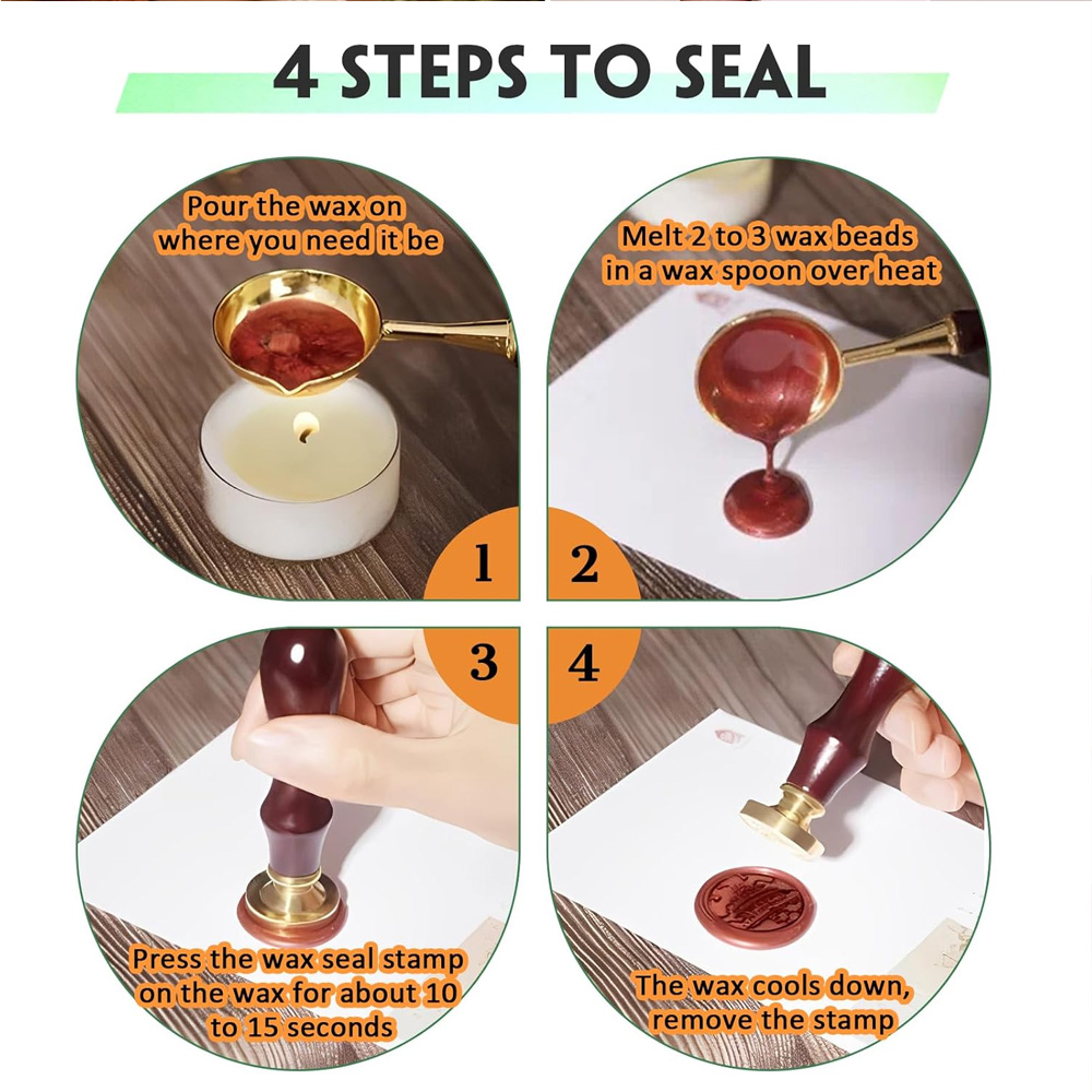 20 adet/takım balmumu mühür da - Wax Seal Stamp Set incelemesi ve fiyatı