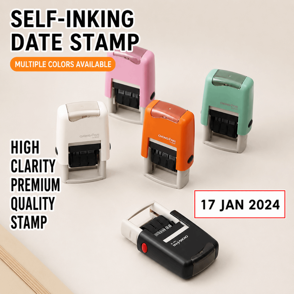 Otomatik Mürekkep Geri Dönüşlü - Rubber Date Stamp incelemesi ve fiyatı