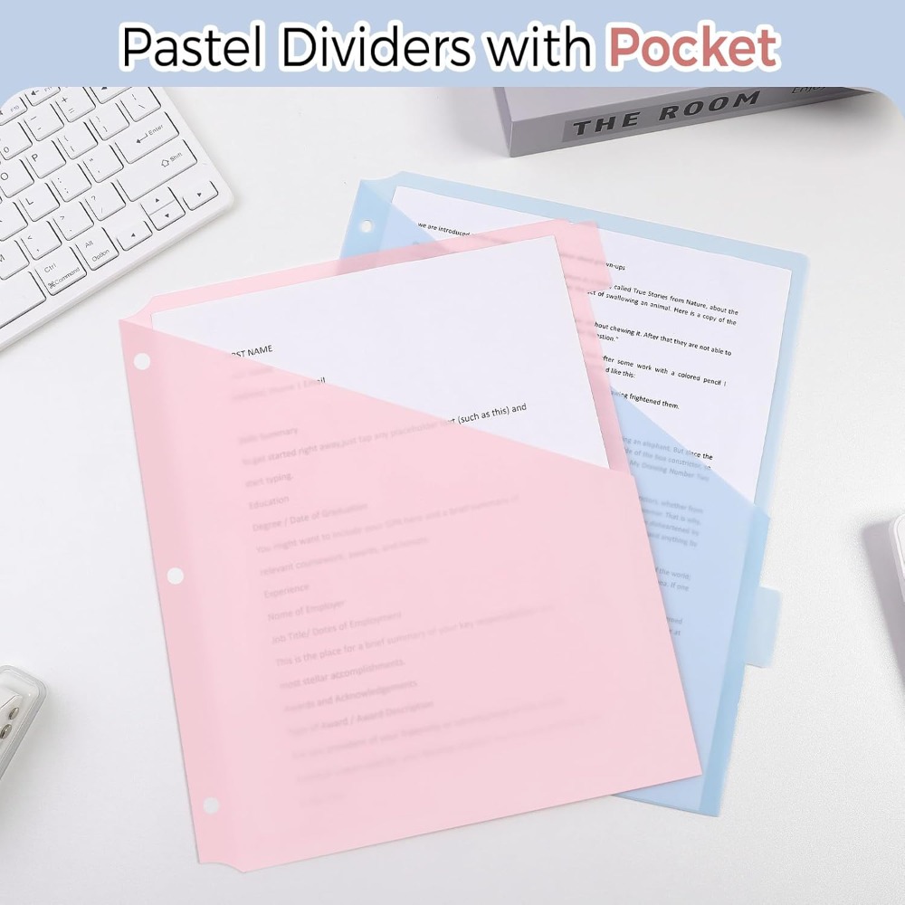 8 adet A4 Pastel Dosya Ayırıcı - Tab Divider A4 incelemesi ve fiyatı