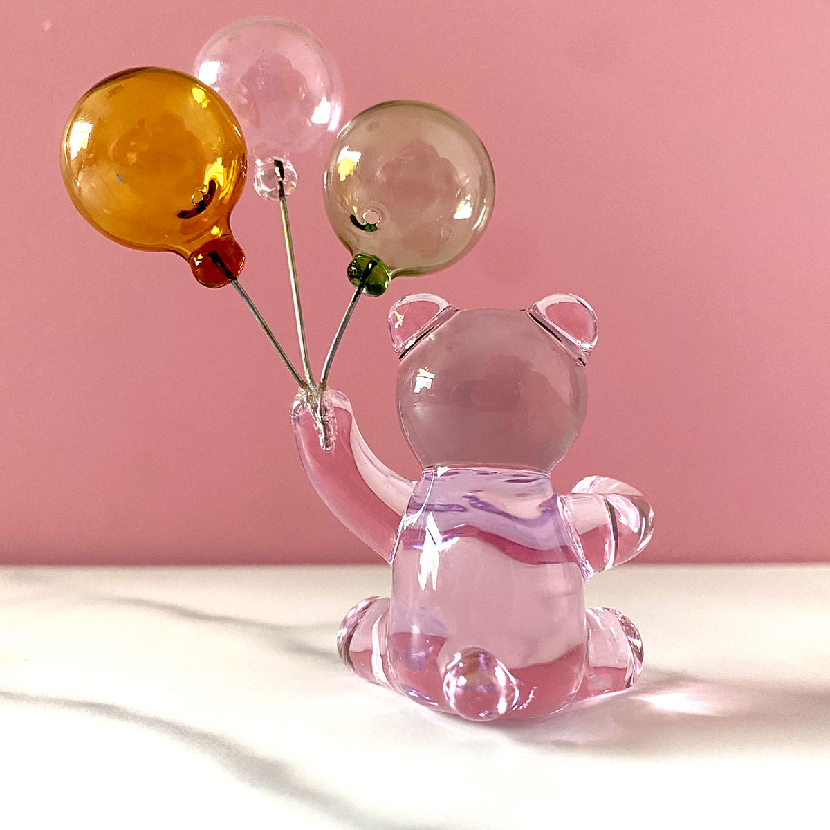 Üç balon cam ayı Carft süs hay - Paper Weight Crystal incelemesi ve fiyatı