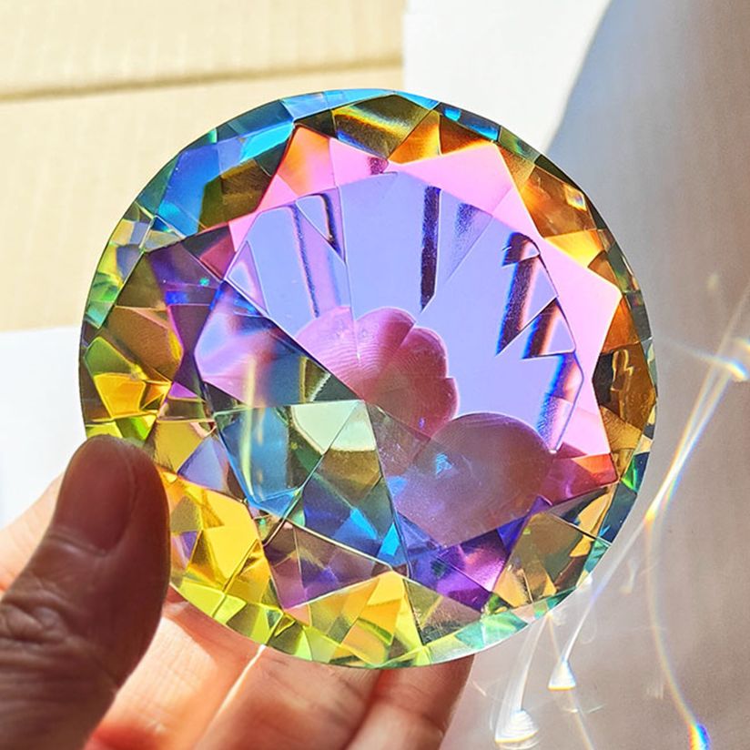 30-80mm AB Renkli K9 Kristal E - Paper Weight Crystal incelemesi ve fiyatı