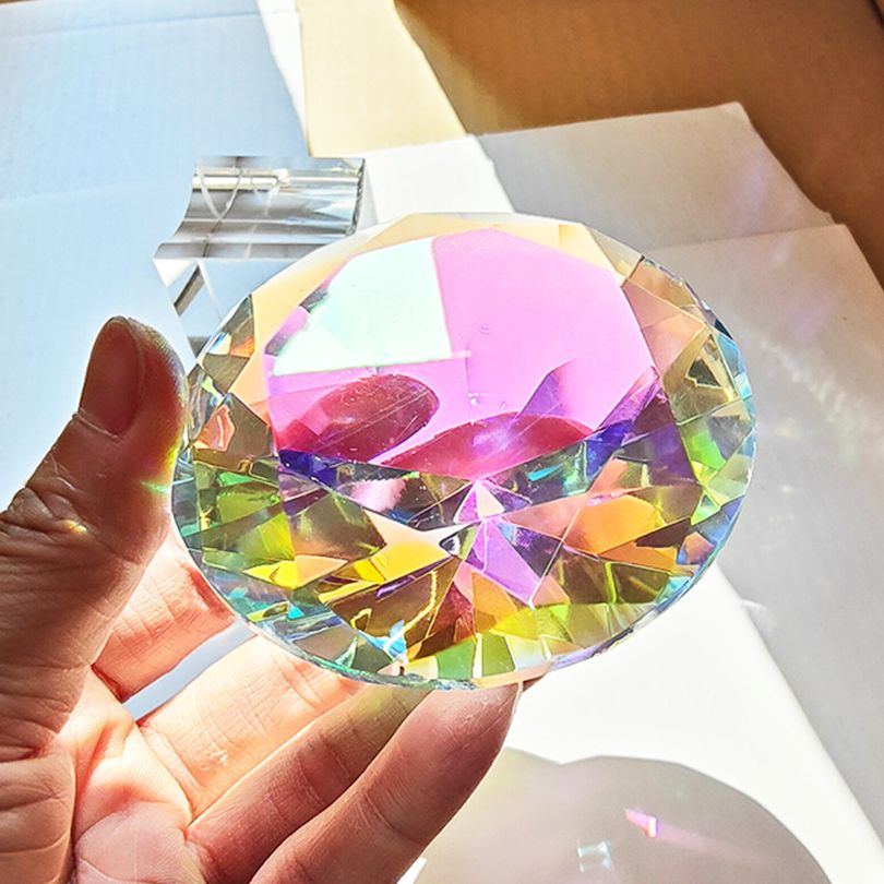 30-80mm AB Renkli K9 Kristal E - Paper Weight Crystal incelemesi ve fiyatı