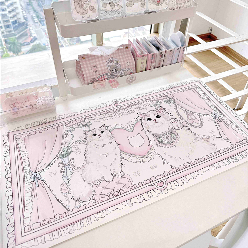 Deri Masa Mat Ragdoll Kedi Ser - Leather Desk Pad incelemesi ve fiyatı