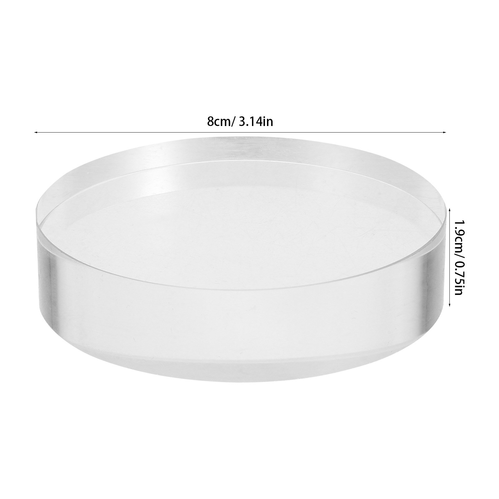 2 Adet Şeffaf Yuvarlak Cam Kağ - Book Weight Glass incelemesi ve fiyatı